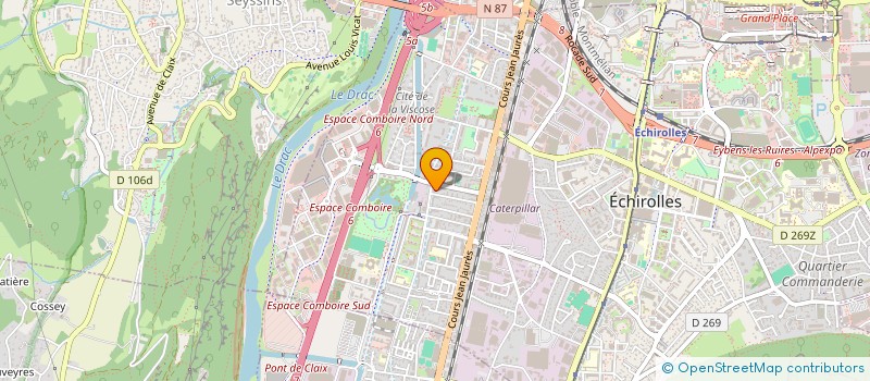 localisation de l'entreprise MADAME SAFE DRIDI  ECHIROLLES