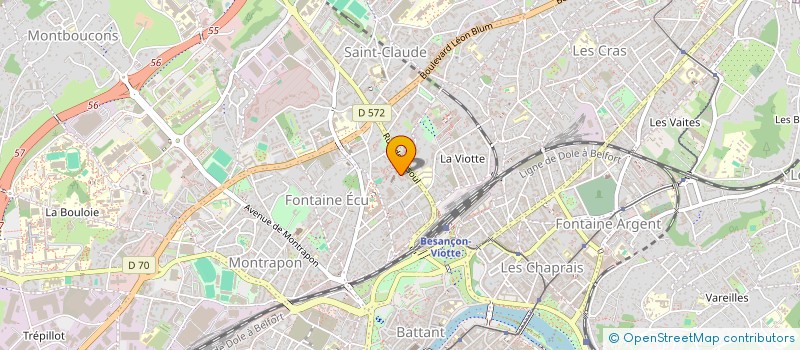 localisation de l'entreprise MADAME SAFETE TERNAVA  BESANCON