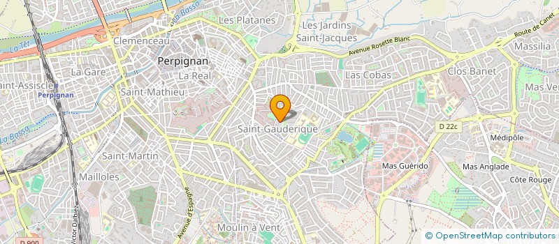 localisation de l'entreprise MADAME SAFIA ACHACHE  PERPIGNAN