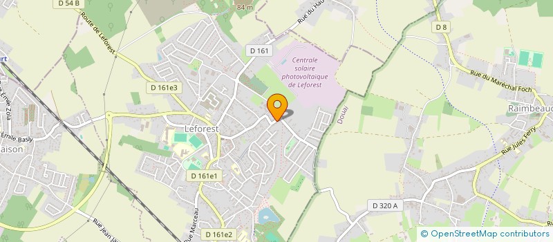 localisation de l'entreprise MADAME SAFIA AHABCHANE  LEFOREST