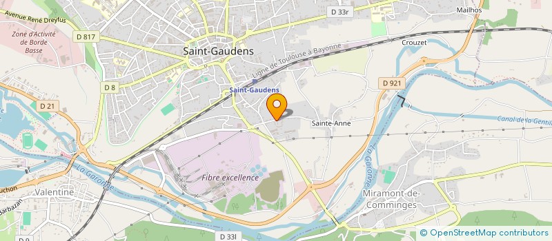 localisation de l'entreprise MADAME SAFIA AKHCHACH à SAINT-GAUDENS