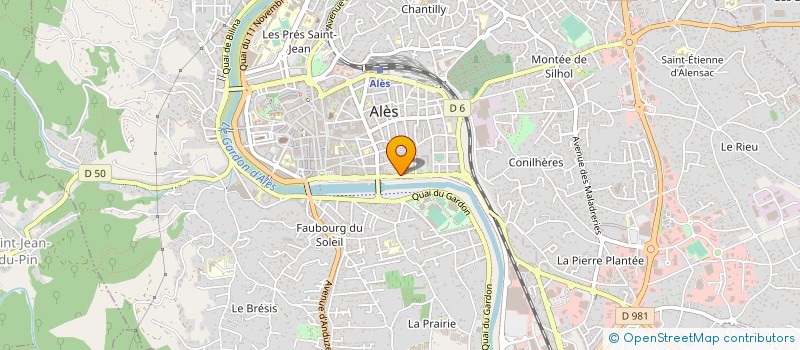 localisation de l'entreprise MADAME SAFIA AKLOUCHE à ALES