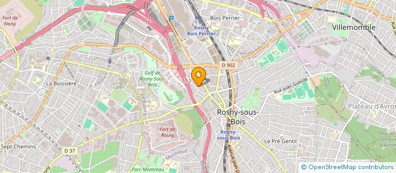 localisation de l'entreprise MADAME SAFIA ALLAG à ROSNY-SOUS-BOIS