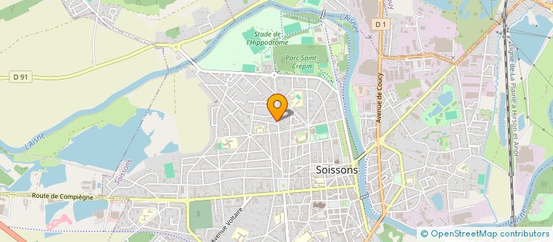 localisation de l'entreprise MADAME SAFIA BELLIFA à SOISSONS