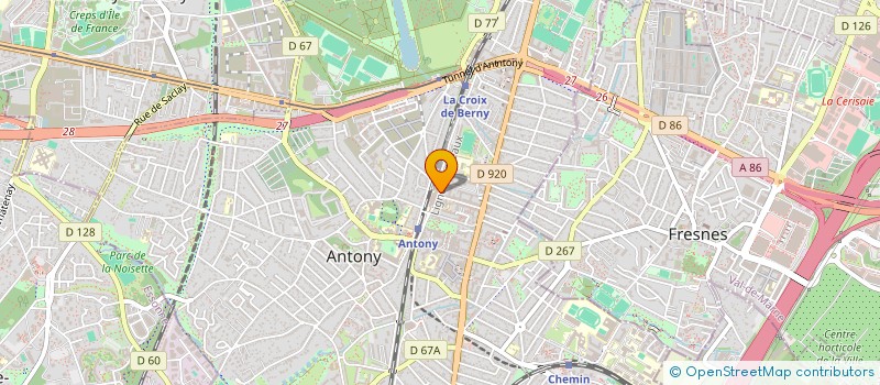 localisation de l'entreprise MADAME SAFIA BEN MELOUKA à ANTONY