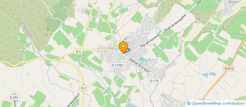 localisation de l'entreprise MADAME SAFIA BENAMEUR  MONTBAZIN