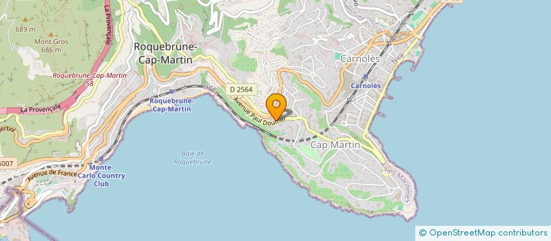 localisation de l'entreprise MADAME SAFIA BENOUMER à ROQUEBRUNE-CAP-MARTIN