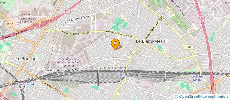 localisation de l'entreprise MADAME SAFIA BERGI à DRANCY