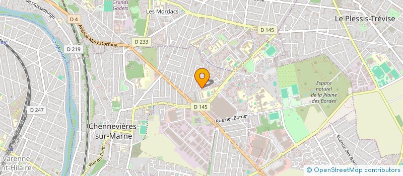 localisation de l'entreprise MADAME SAFIA BOUABIDA  CHENNEVIERES-SUR-MARNE