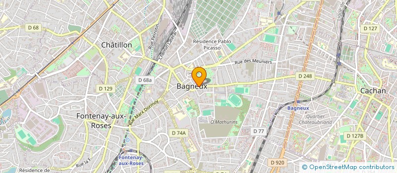 localisation de l'entreprise MADAME SAFIA BOUAZAH à BAGNEUX