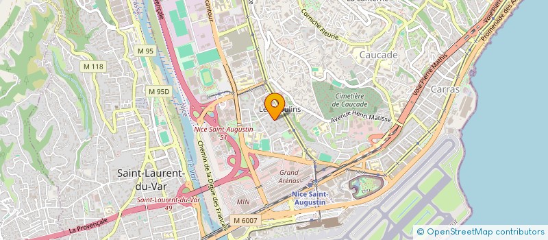 localisation de l'entreprise MADAME SAFIA BOUCHOUAREB à NICE