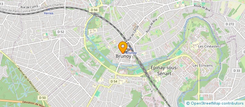 localisation de l'entreprise MADAME SAFIA CHEDDAD  BRUNOY