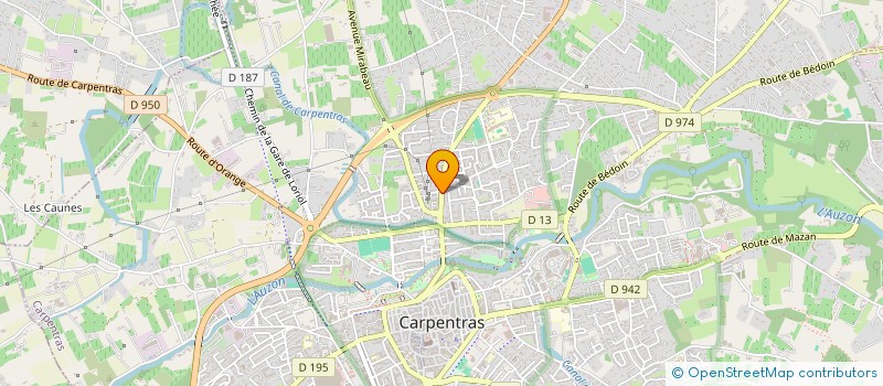 localisation de l'entreprise MADAME SAFIA EL ANIBI à CARPENTRAS