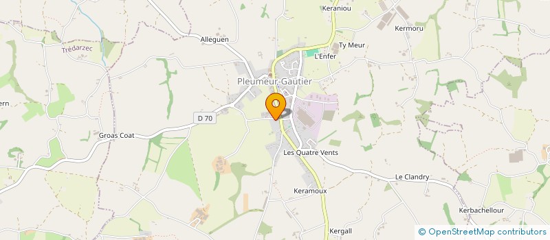 localisation de l'entreprise MADAME SAFIA HADDOU  PLEUMEUR-GAUTIER