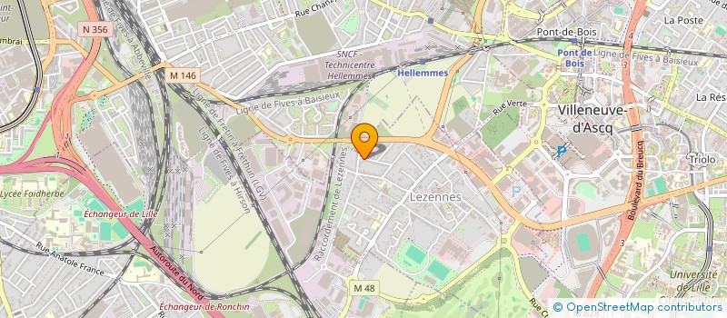 localisation de l'entreprise MADAME SAFIA HADJ-LAZIB  LILLE