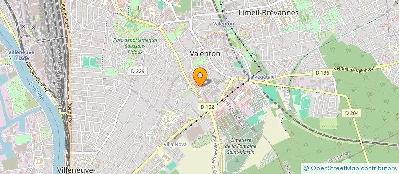 localisation de l'entreprise MADAME SAFIA HAMA FATOU SYLLA  VALENTON