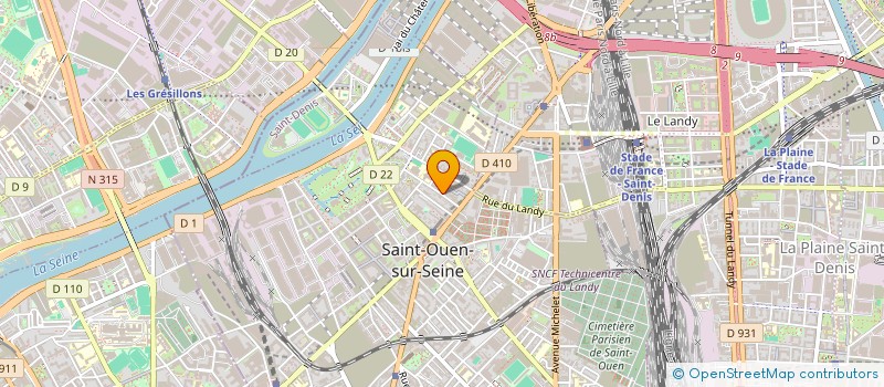 localisation de l'entreprise MADAME SAFIA KERAMANE à SAINT-OUEN-SUR-SEINE
