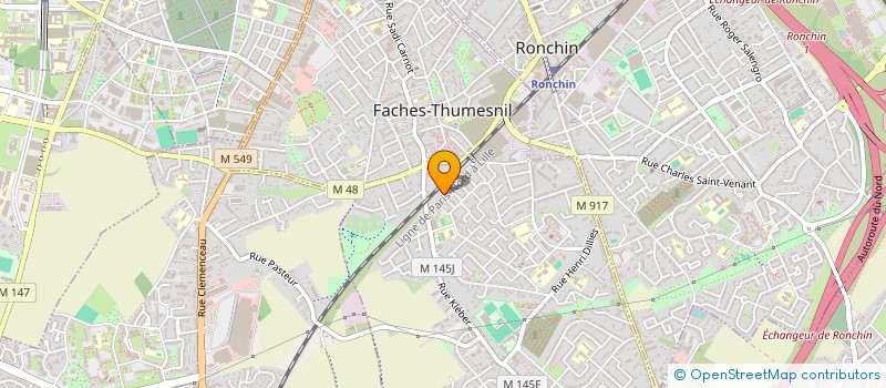 localisation de l'entreprise MADAME SAFIA LAKROUF  FACHES-THUMESNIL