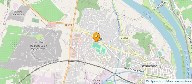 localisation de l'entreprise MADAME SAFIA LAOUAZI  BEAUCAIRE