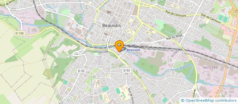 localisation de l'entreprise MADAME SAFIA LARBANI  BEAUVAIS