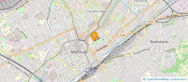 localisation de l'entreprise MADAME SAFIA MERDAS à MULHOUSE