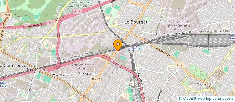 localisation de l'entreprise MADAME SAFIA MOUCHENE à LA COURNEUVE