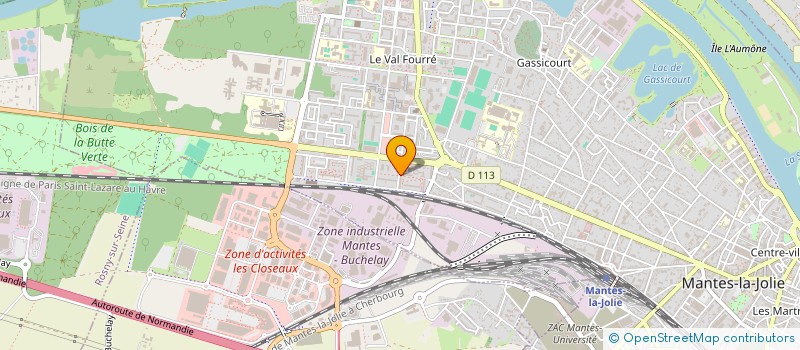 localisation de l'entreprise MADAME SAFIA REBATI  MANTES-LA-JOLIE