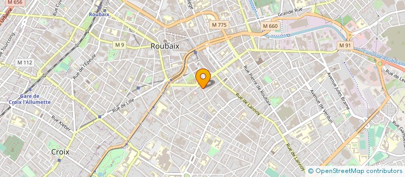 localisation de l'entreprise MADAME SAFIA REKIBI  ROUBAIX