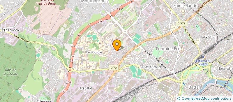 localisation de l'entreprise MADAME SAFIA SAIDI  BESANCON