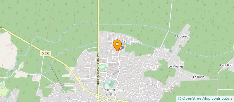 localisation de l'entreprise MADAME SAFIA YOUSFI  PARENTIS-EN-BORN