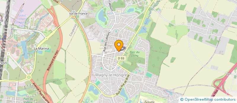 localisation de l'entreprise MADAME SAFIAITOU TABALY  MAGNY-LE-HONGRE