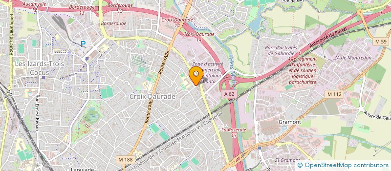 localisation de l'entreprise MADAME SAFIATOU GUEYE  TOULOUSE