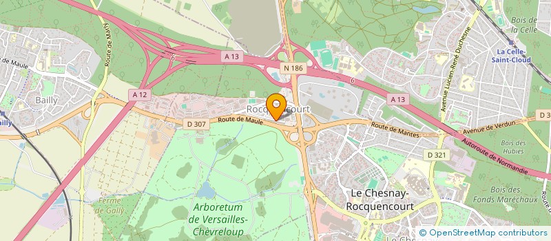 localisation de l'entreprise MADAME SAFIATOU SANOGO  LE CHESNAY-ROCQUENCOURT