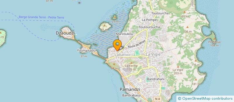 localisation de l'entreprise MADAME SAFINA ATTOUMANI à DZAOUDZI