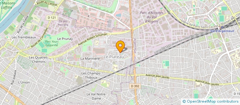 localisation de l'entreprise MADAME SAFINA BEN TAHAR à SARTROUVILLE