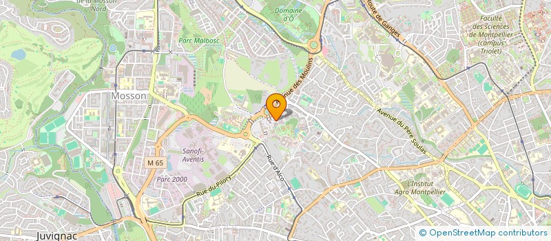localisation de l'entreprise MADAME SAFINEZ AOUADJ à MONTPELLIER