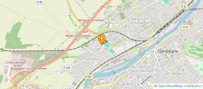 localisation de l'entreprise MADAME SAFIYA GAMIL-CARLIER  VENETTE