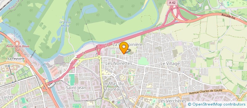 localisation de l'entreprise MADAME SAFIYE YAVUZER  VAULX-EN-VELIN