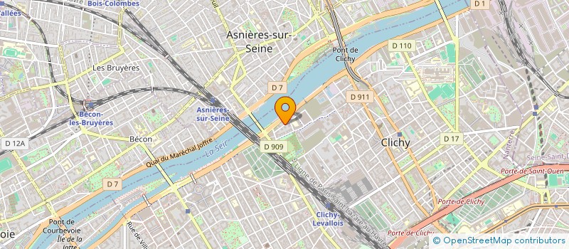 localisation de l'entreprise MADAME SAFOORA BABAEI DASTJERDI à CLICHY
