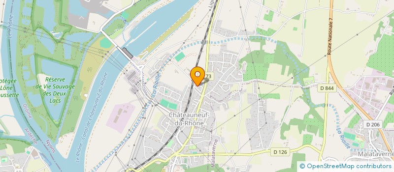 localisation de l'entreprise MADAME SAFWA BOUILFAN  CHATEAUNEUF-DU-RHONE