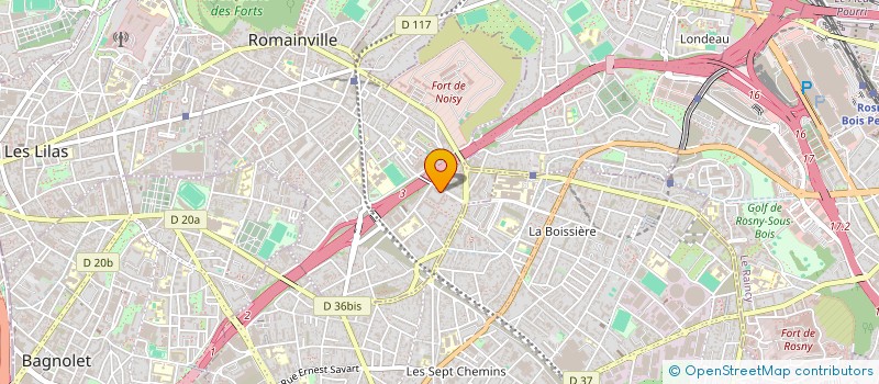 localisation de l'entreprise MADAME SAFYA BRICQUET à ROMAINVILLE