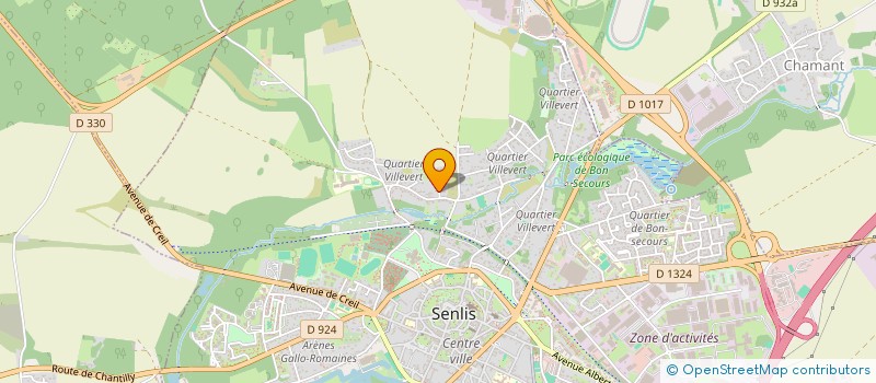 localisation de l'entreprise MADAME SAGA COHEN  SENLIS