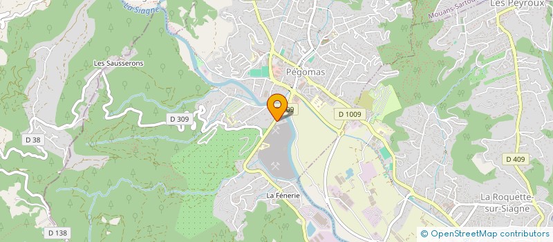 localisation de l'entreprise MADAME SAGANE LALLEMENT à PEGOMAS