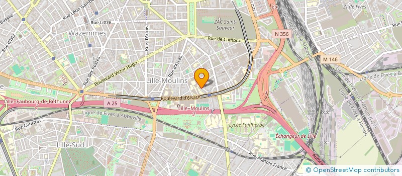 localisation de l'entreprise MADAME SAGE HARRINGTON  LILLE