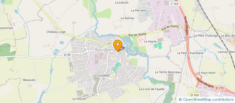 localisation de l'entreprise MADAME SAGET JEAN à BOURGBARRE