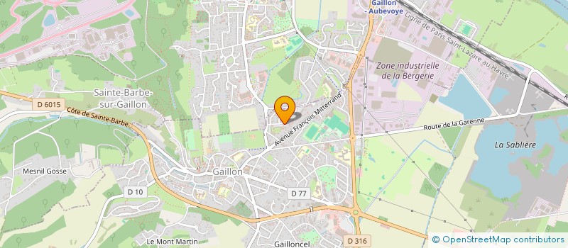 localisation de l'entreprise MADAME SAGHI TAJIK  GAILLON