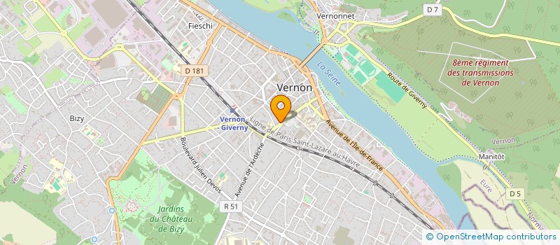 localisation de l'entreprise MADAME SAHADATOU OSSENI SALIFOU à VERNON