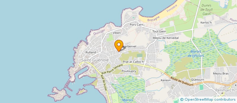 localisation de l'entreprise MADAME SAHAR MOSTAKI  PENMARCH