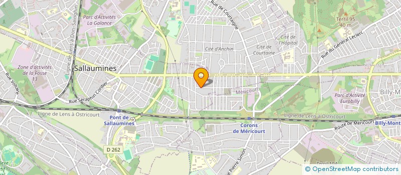 localisation de l'entreprise MADAME SAHAR SABRI  SALLAUMINES