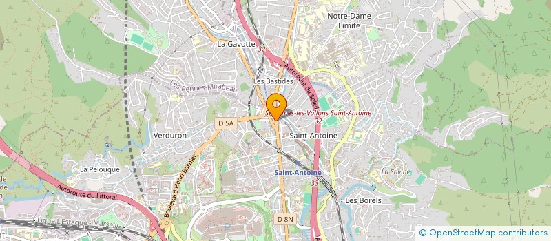 localisation de l'entreprise MADAME SAHARA MEZIOU à MARSEILLE